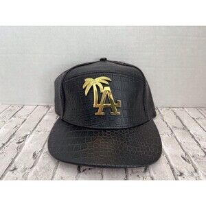 Los Angeles Lakers LA NBA Faux Leather 59Fifty Hardwood Classics Hat